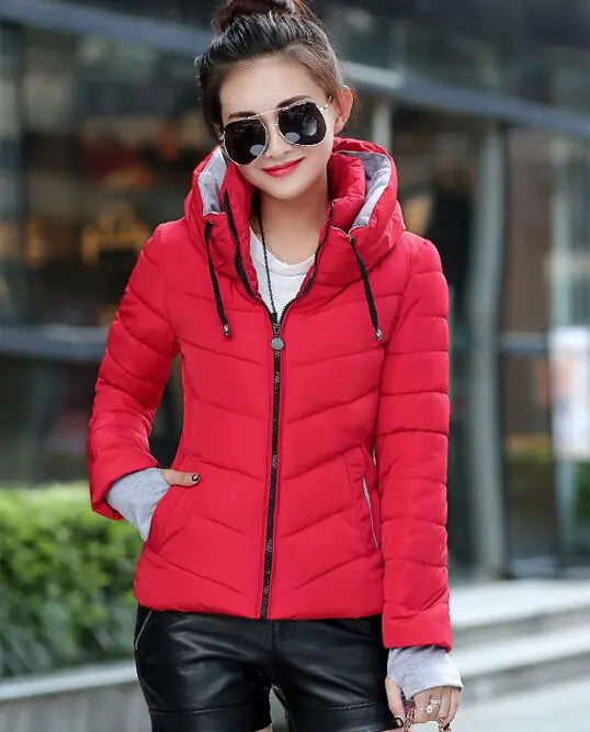 Cheap wholesale 2018 new winter Hot selling women's fashion casual warm jacket female bisic coats T1192