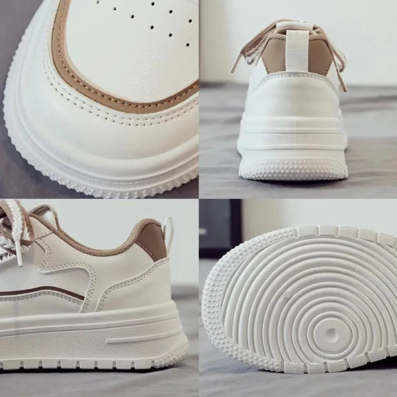 Designer Platform Running Sneakers Women Tennis shoes Woman Walking Chunky Sneakers white Casual Slip on Vulcanized Shoes