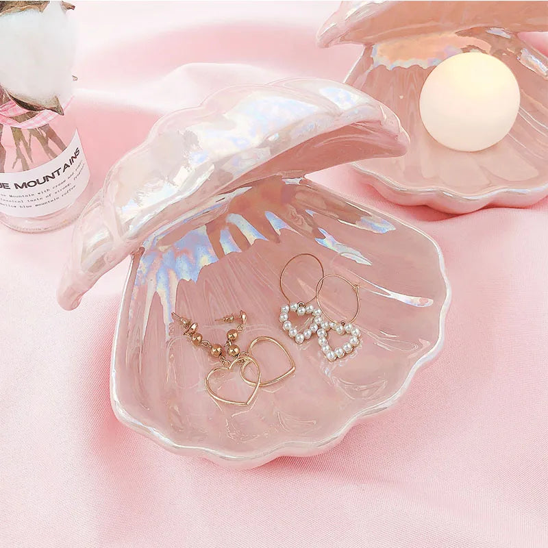 2023 LED Modern Decor Decoration Living Room Elevate Home Ambiance for bedroomsLED Shell Pearl Night Light Pearl Jewelry Mesa