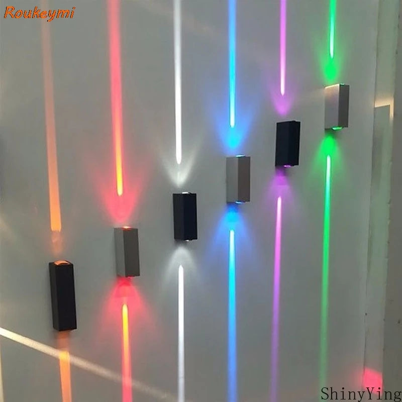 Roukeymi Led Interior Wall Outdoor Lighting christmasdecoration Waterproof wandlampe Cree15/60degree porch garden terraza
