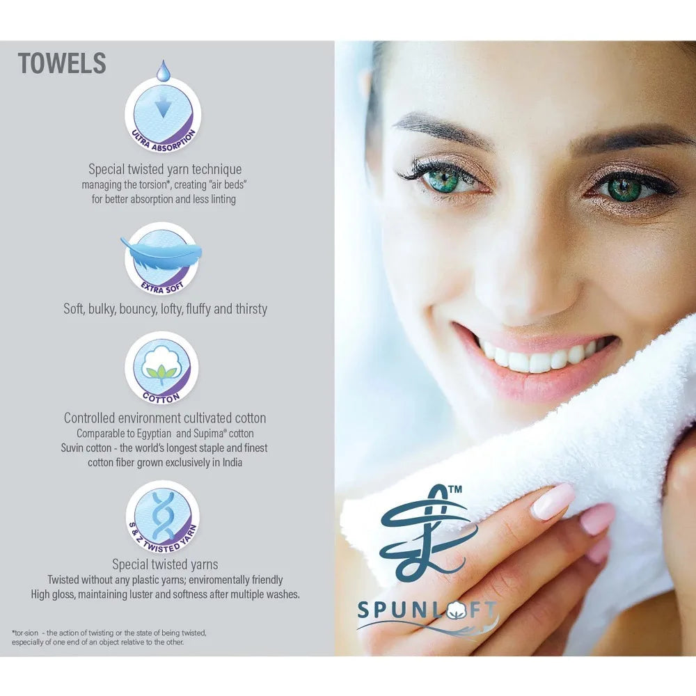Modern Threads 18 Piece Luxury Adult Bath Towel Set, Navy Blue hair towel turkish towel cleaning bath towels for adults