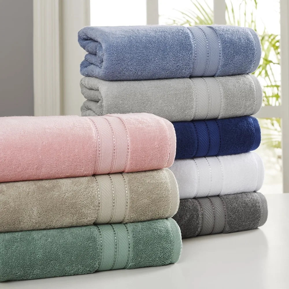 Modern Threads 18 Piece Luxury Adult Bath Towel Set, Navy Blue hair towel turkish towel cleaning bath towels for adults